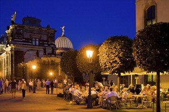 Brühl's Terrace is an architectural ensemble and a tourist attraction in Dresden. The Brühl's