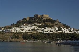 Rhodes Island, Lindos, Lindos is a town on the Greek island of Rhodes. Its landmark is the