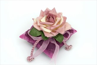 Rose, scented rose, cushion filled with rose petals