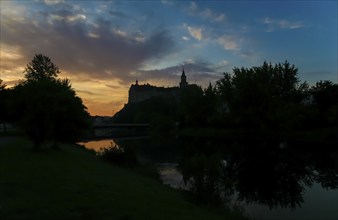 Hohenzollern Castle Sigmaringen, former princely residence and administrative centre of the Princes