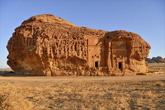 Nabataean tombs at Djabal Al-Ahmar, Hegra or Mada'in Salih, AlUla region, Medina province, Saudi