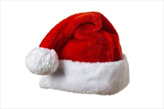 Santa Claus hat isolated on white background