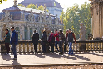 Dresden Zwinger in autumn