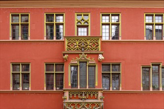 Haus zum Walfisch, heritage-protected late Gothic town house belonging to the Sparkasse building