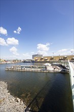 Harbour swimming pool in Jubileumsparken or public swimming pool in the river Göta älv,