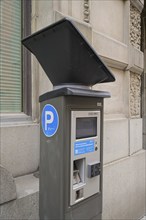 Car park ticket machine, Gamla Stan Old Town, Stockholm, Sweden, Europe