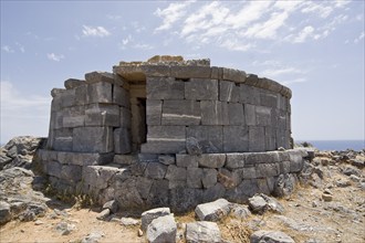 Rhodes Island, Lindos, Lindos is a town on the Greek island of Rhodes. Its landmark is the