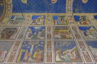 Scrovegni Chapel or Arena Chapel with frescoes by Giotto di Bondone, Padua, Province of Padua,