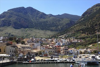 Castellammare del Golfo, municipality in the province of Trapani, view of part of the town from the