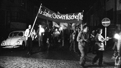 The congress of the DKP-affiliated Socialist German Workers' Youth (SDAJ) on 11.09.1971 in Bremen