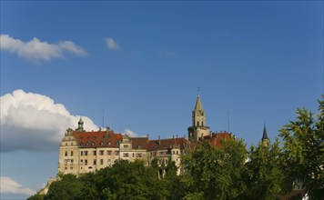 Hohenzollern Castle Sigmaringen, former princely residence and administrative centre of the Princes