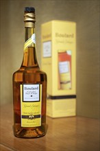 Belarus, Minsk, 14, April, 2016, Bottle of Boulard Calvados, Grand Solage ith cardboard box on