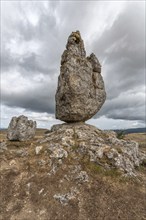 Strangely shaped rocks in the chaos of Nimes le Vieux in the Cevennes National Park.