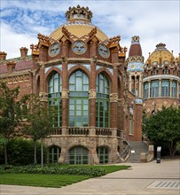 Historic hospital complex of the Hospital de la Santa Creu i Sant Pau, Barcelona, Catalonia, Spain,