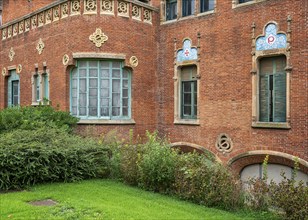 Historic hospital complex of the Hospital de la Santa Creu i Sant Pau, Barcelona, Catalonia, Spain,