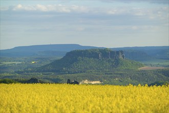 The Lilienstein is one of the most striking mountains in Saxon Switzerland in Saxony. The