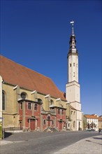 Former Franciscan monastery church Two-aisled Gothic hall church from the 13th-15th century with