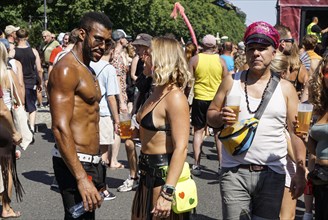 Techno fans celebrate Rave the Planet in Berlin, Berlin, 08.07.2023