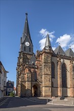 Church of Our Lady, Gothic hall church, Old Town, Friedberg, Wetterau, Hesse, Germany, Europe