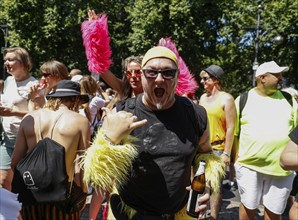 Techno fans celebrate Rave the Planet in Berlin, Berlin, 08.07.2023