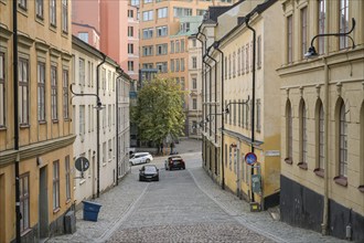 Bastugatan alley, Old Town, Stockholm, Sweden, Europe