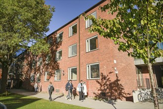 Building on the campus of the Royal Institute of Technology KTH, Kungliga Tekniska högskolan,