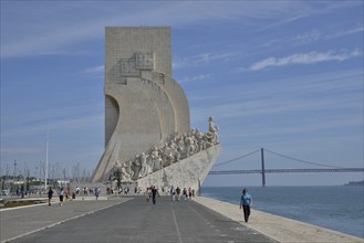 Padrão dos Descobrimentos, Monument to the Discoveries, on the banks of the Tagus River, Belém,