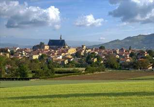 Vic le Comte village, Puy de Dome department, Auvergne Rhone Alpes, France, Europe