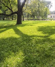 Bernardine Gardens park in the center of Vilnius, Lithuania, Europe