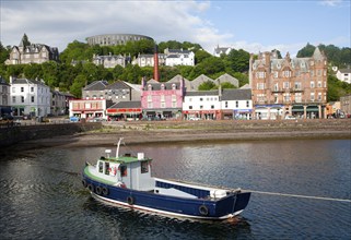 Fishing boat in harbour Oban, Argyll and Bute, Scotland, United Kingdom, Europe