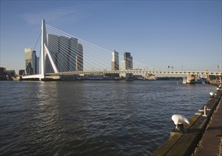 De Rotterdam building designed by architect Rem Koolhaas as a vertical city nears completion in