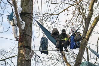 Beginning of the eviction of the Lützerath hamlet, camp of climate activists and squatters, at the