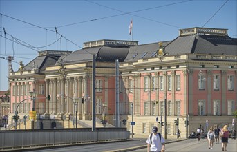 Long Bridge, Brandenburg State Parliament, Alter Markt, Potsdam, Brandenburg, Germany, Europe