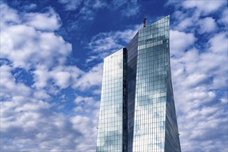 Building of the European Central Bank, ECB, in Frankfurt am Main, Hesse, Germany, Europe