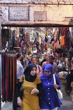 In the souk of Marrakech, Morocco, Africa