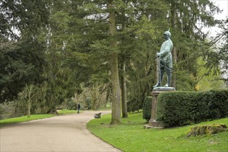 Monument to Otto von Bismarck, Nero Valley, Wiesbaden, Hesse, Germany, Europe