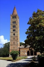 Pomposa, Abbatia Sanctae Mariae Pomposae, former abbey of the Benedictine order at the mouth of the