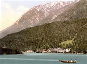 Der Achensee, Scholastika, Tyrol, ehemals Österreich-Ungarn, heute Österreich, um 1890, Historic,