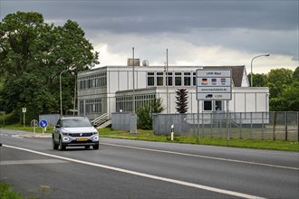 Green border, border crossing Wyler, without controls, former customs building, near Kranenburg,