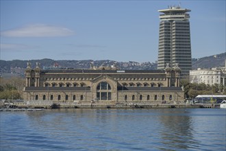 Harbour, Tax Office Agencia Tributaria, Passeig Josep Carner, Barcelona, Catalonia, Spain, Europe