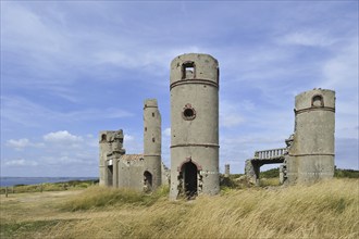 Ruins of the Manoir de Coecilian of the French poet Saint-Pol-Roux, Paul-Pierre Roux in