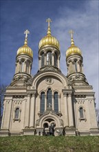 Russian Orthodox Church, Neroberg, Wiesbaden, Hesse, Germany, Europe