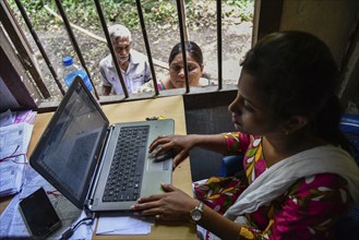 Final Draft of National Register of Citizens of India (NRC) released on July 30, 2018. People wait