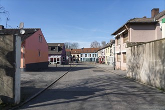 Closed brothels, Puff-Strasse in Essen, Stahlstrasse, Effects of the coronavirus pandemic in