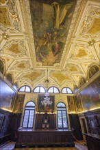 Sacristy with ceiling painting in the Basilica dei Santi Giovanni e Paolo, Venice, Metropolitan