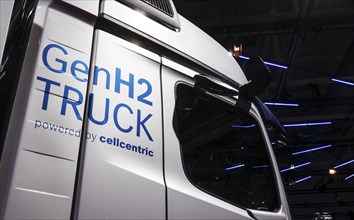 Fuel cell truck Gen H2 Truck from Daimler Truck at the IAA Transportation trade fair, Hanover, 18