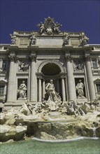 Palazzo Poli, also Palazzo Conti, Trevi Fountain, Fontana di Trevi, Rome, Italy, Europe