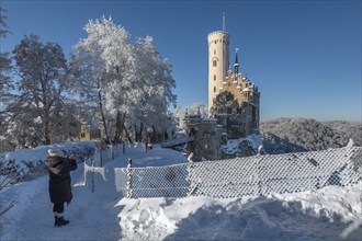 Lichtenstein Castle, Swabian Alb, Baden- Württemberg, Germany, Swabian Alb, Lichtenstein Castle,