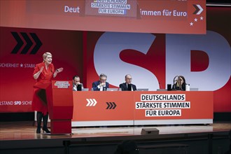 Manuela Schwesig, Minister-President of Mecklenburg-Western Pomerania, recorded at the European