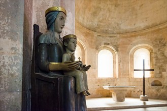 Romanesque Cistercian monastery, Abbaye du Thoronet, Département Var, Provence-Alpes-Côte d'Azur,